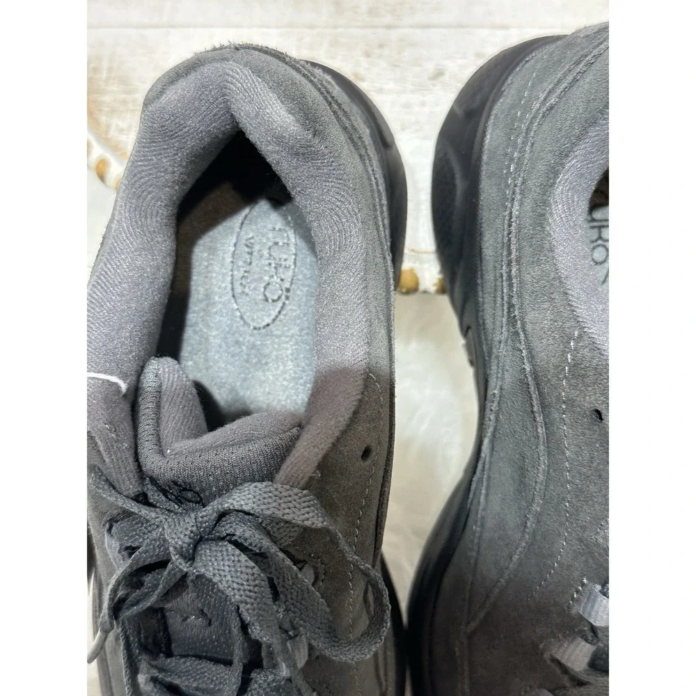 Ryka Catalyst 3 Sneakers Womens Sz 8W Suede/Leather Running Gray New‎ No Tags